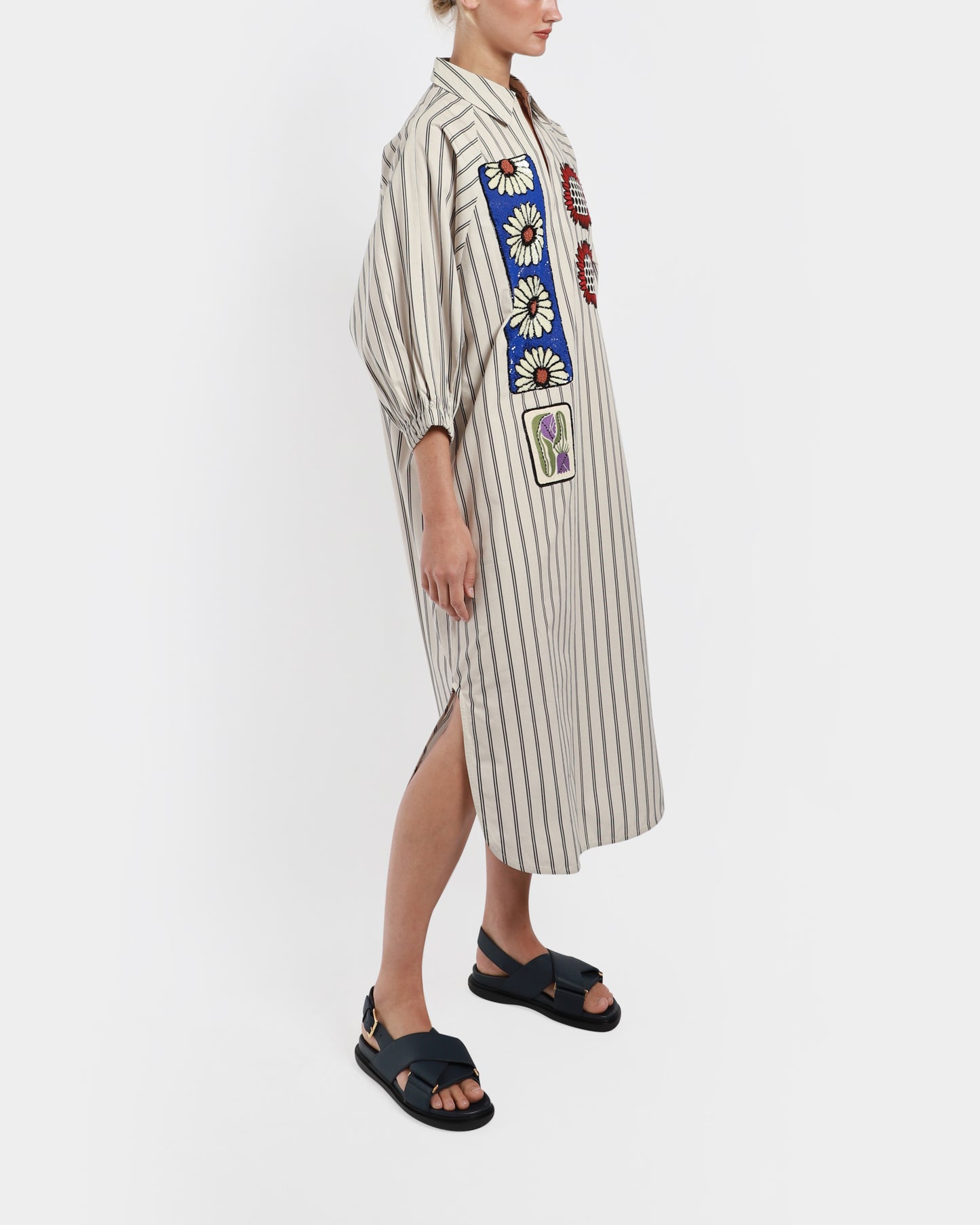 Duo Stripe Raglan Dress