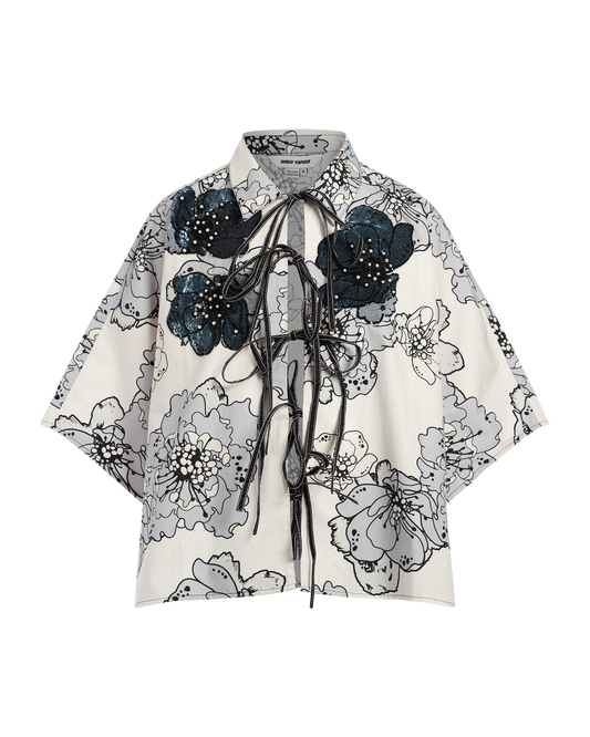 Tie-Up Kaftan Shirt