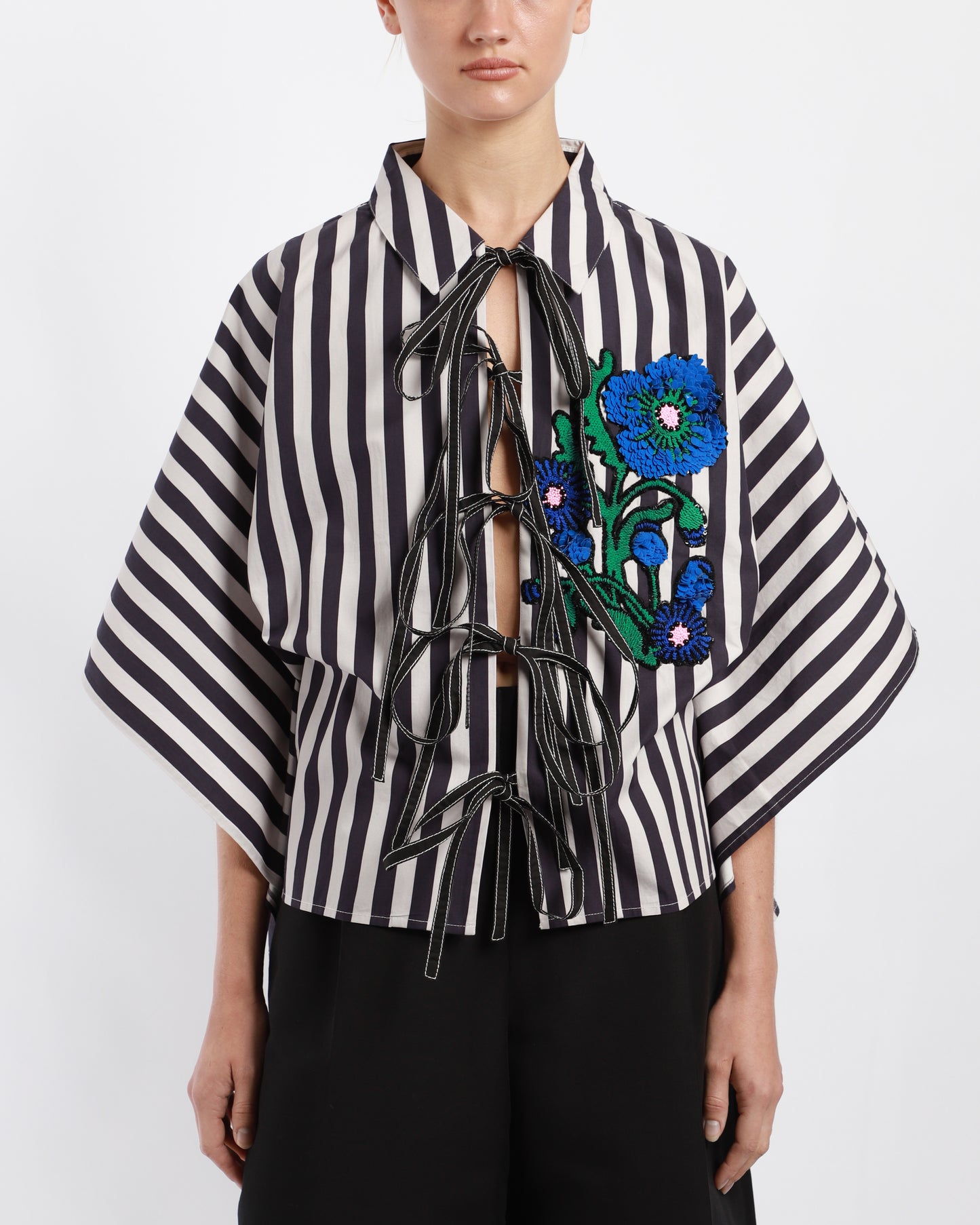 Tie-Up Kaftan Shirt