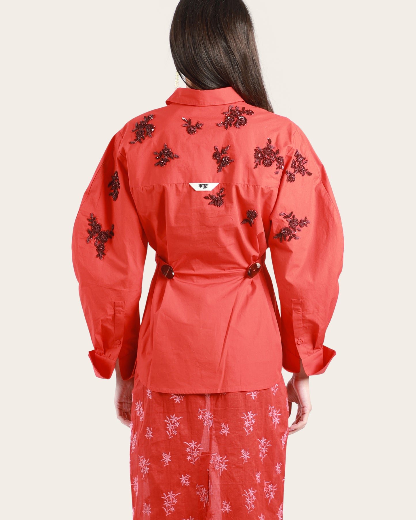Handcrafted Belted Shirt