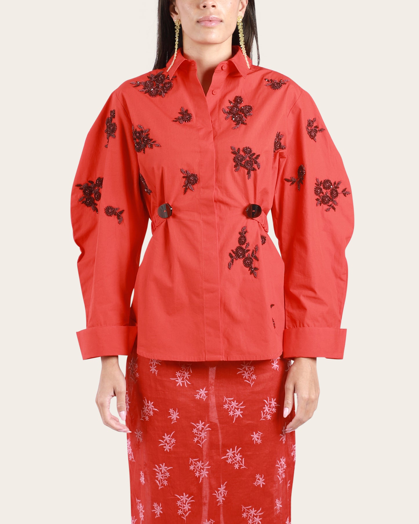 Handcrafted Belted Shirt