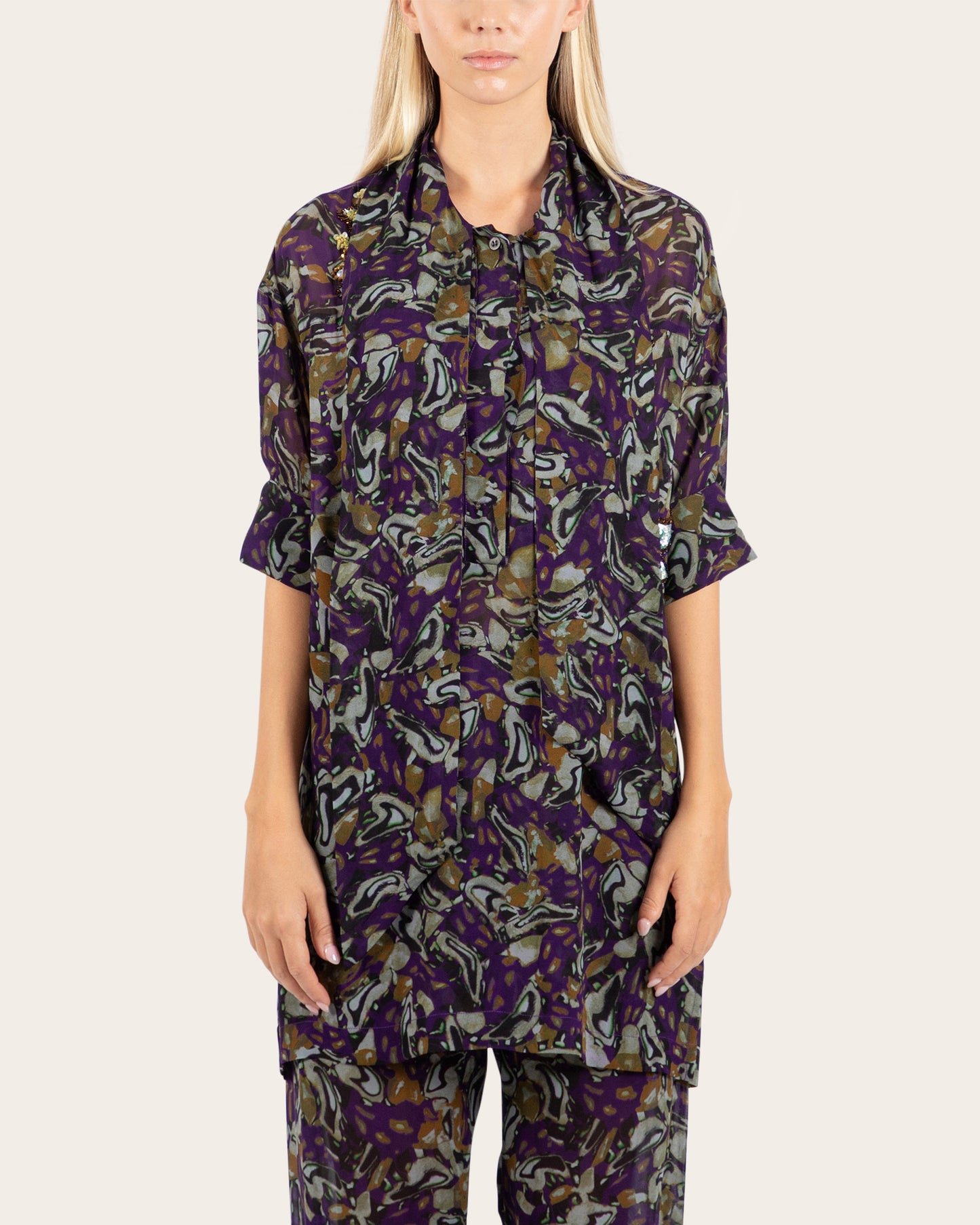 Calma Embroidered Shirt