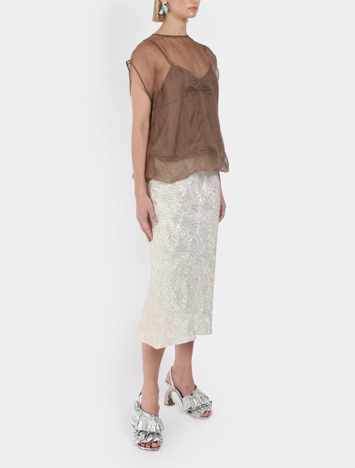 Capo Layered  Sheer Top