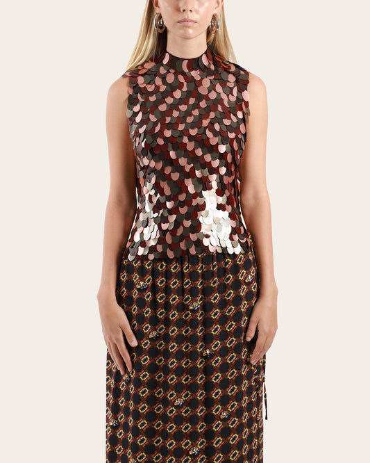 Carmasa Sequin Top