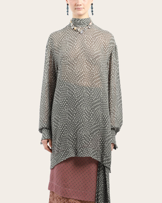 Chaddy Spot Blouse