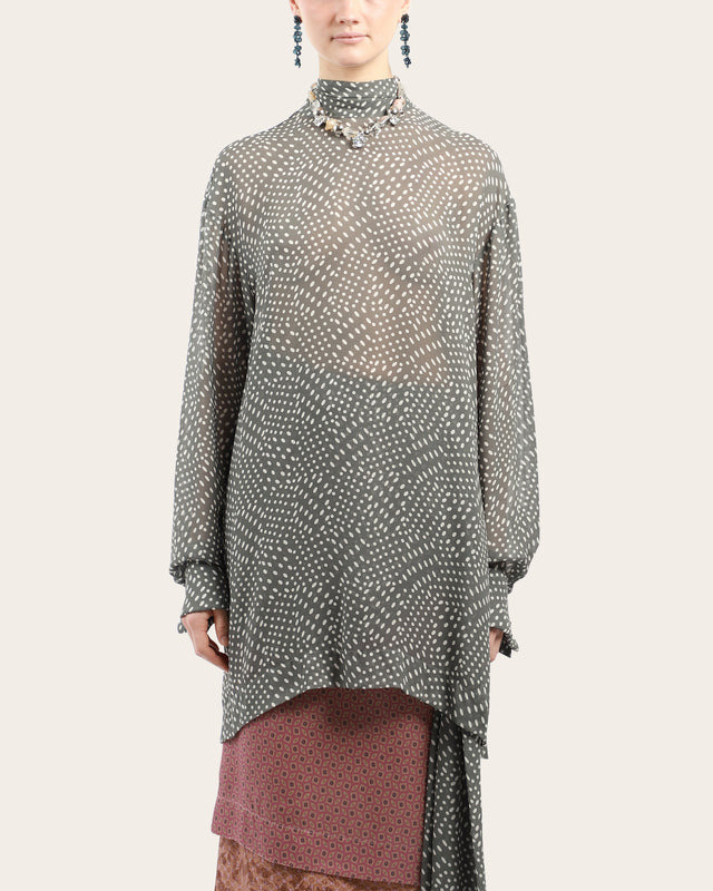 Chaddy Spot Blouse