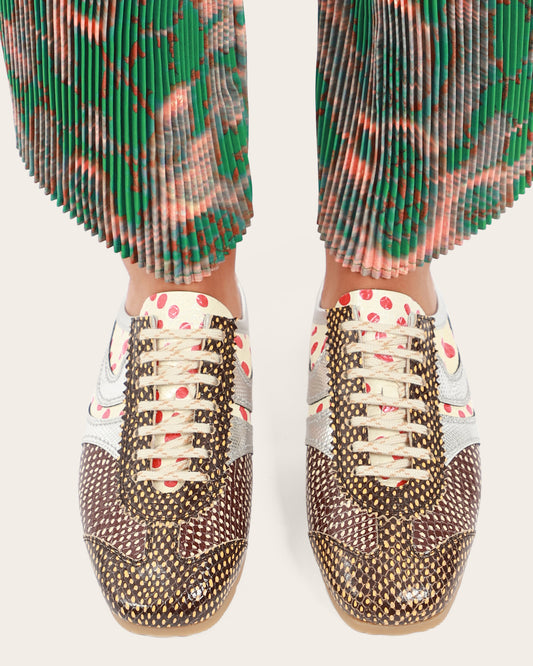 Leather Sneaker Mules