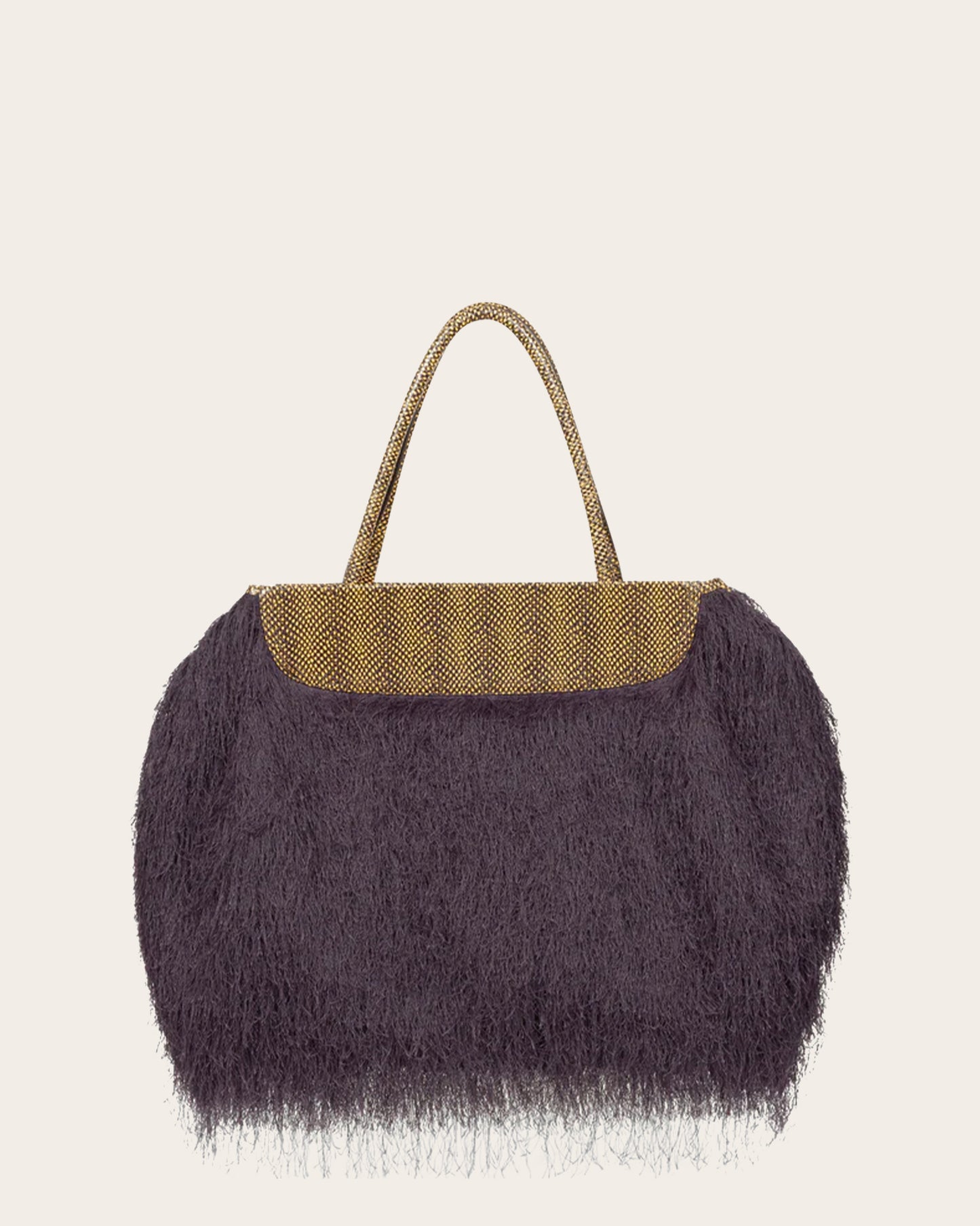Ruffled Crossbody Clutch