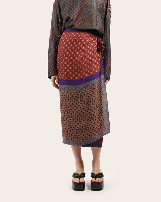 Scarfy Tie Skirt