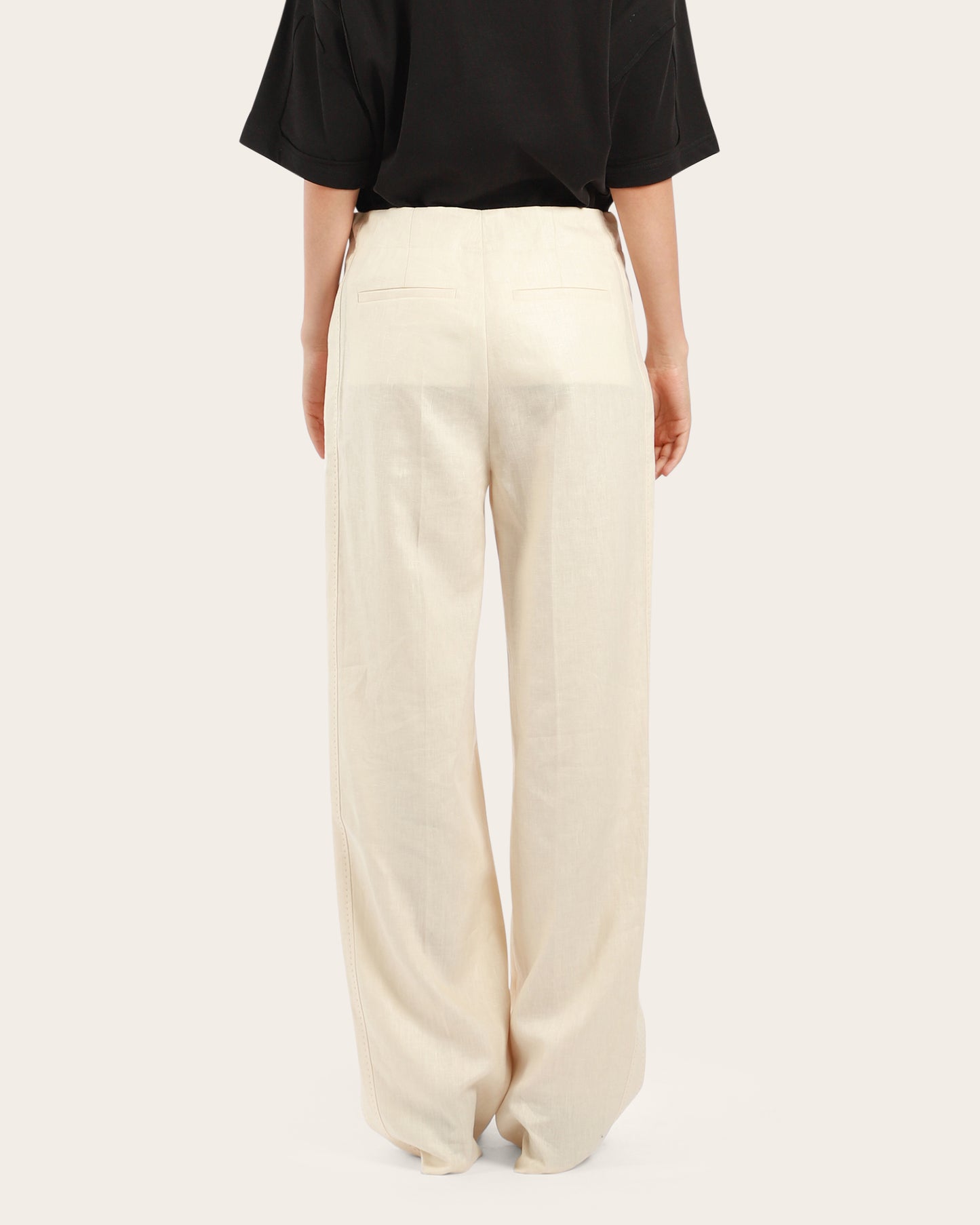 Washed String Trousers