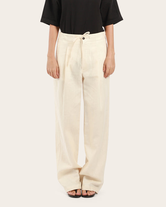 Washed String Trousers