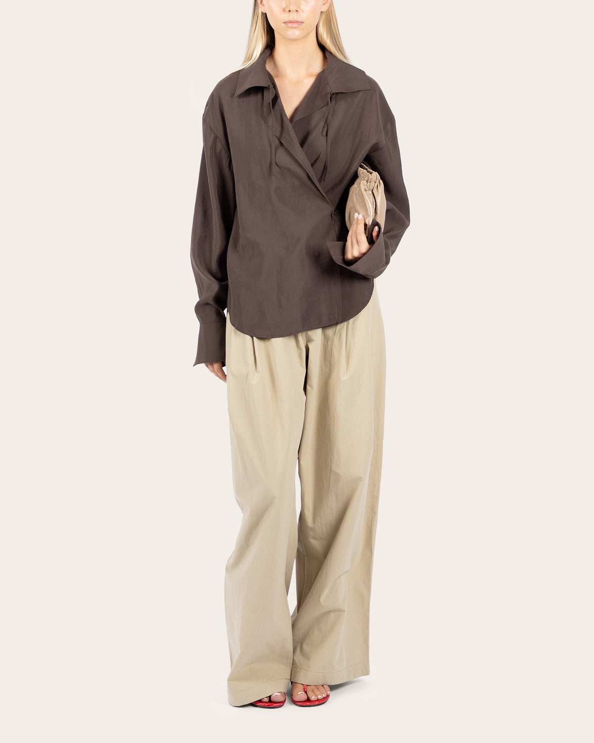 Aside Wrap Top