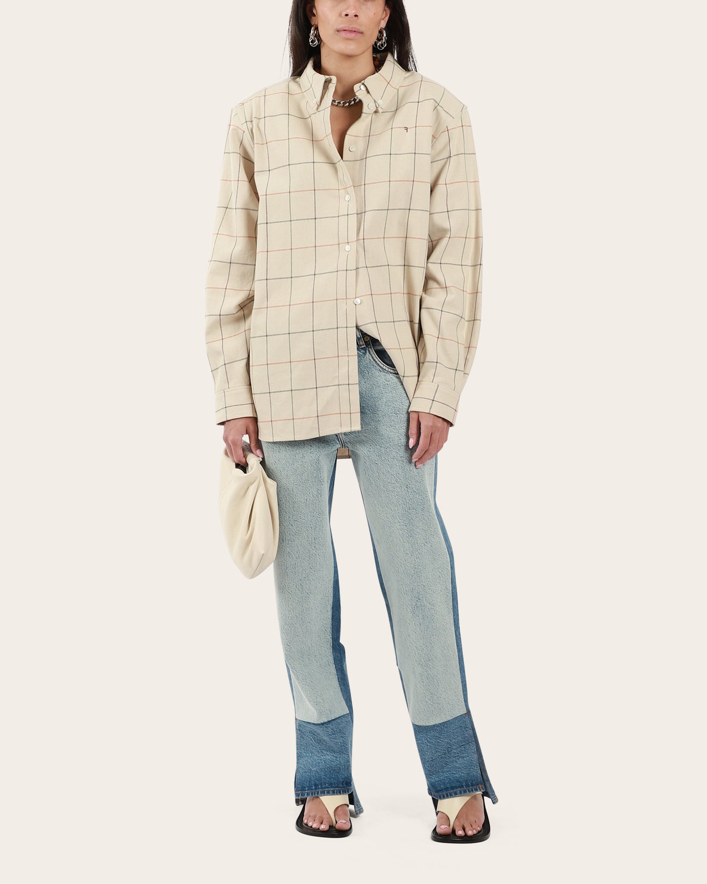 Twist Denim Pants
