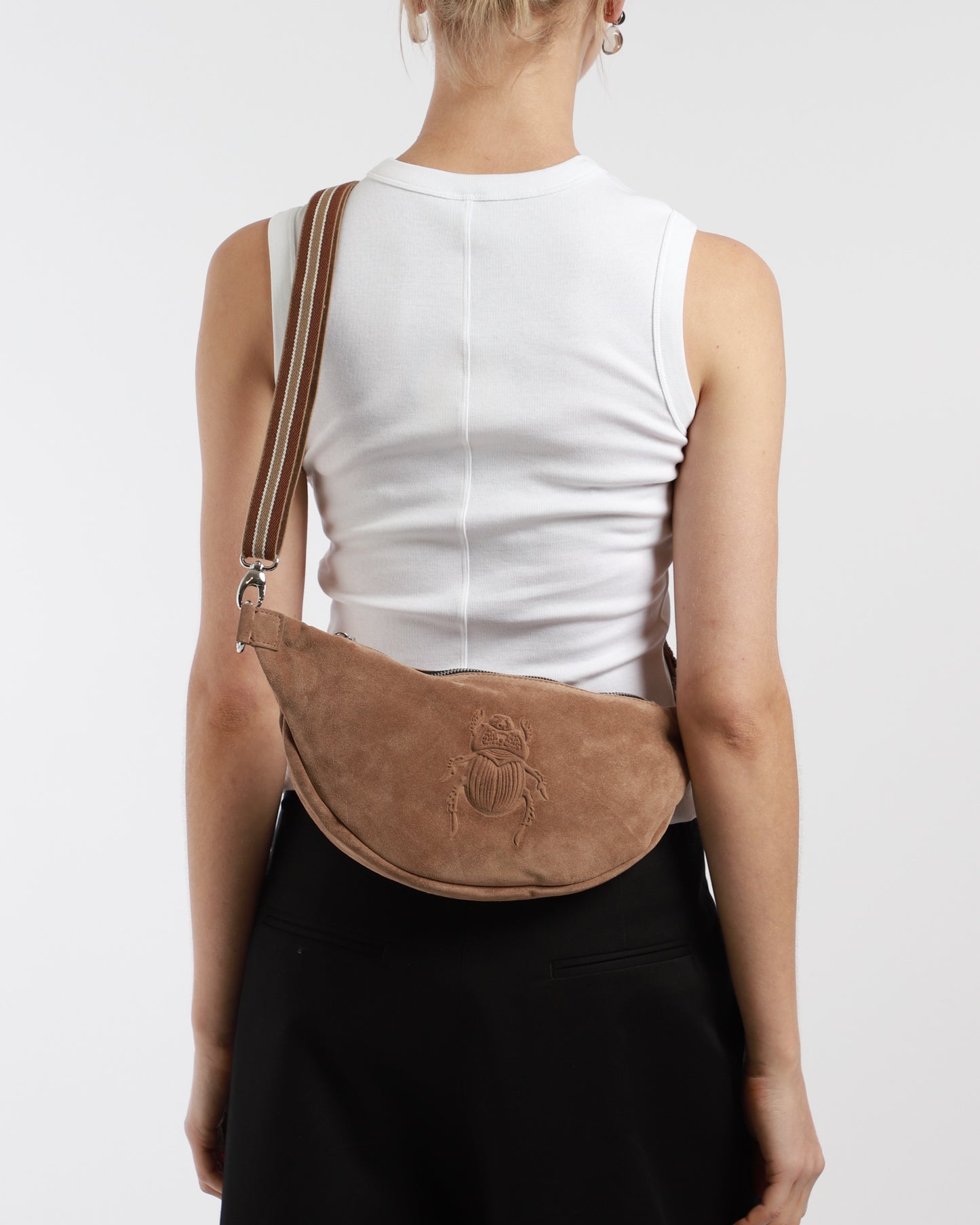 Scarab Suede Belt Bag