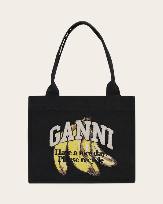 Banana Print Shopper