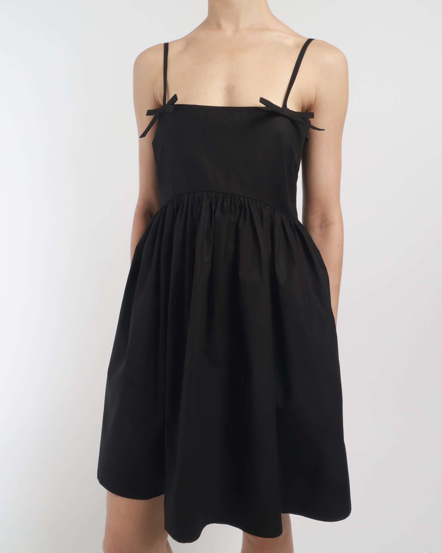 Cotton Poplin Strap Dress