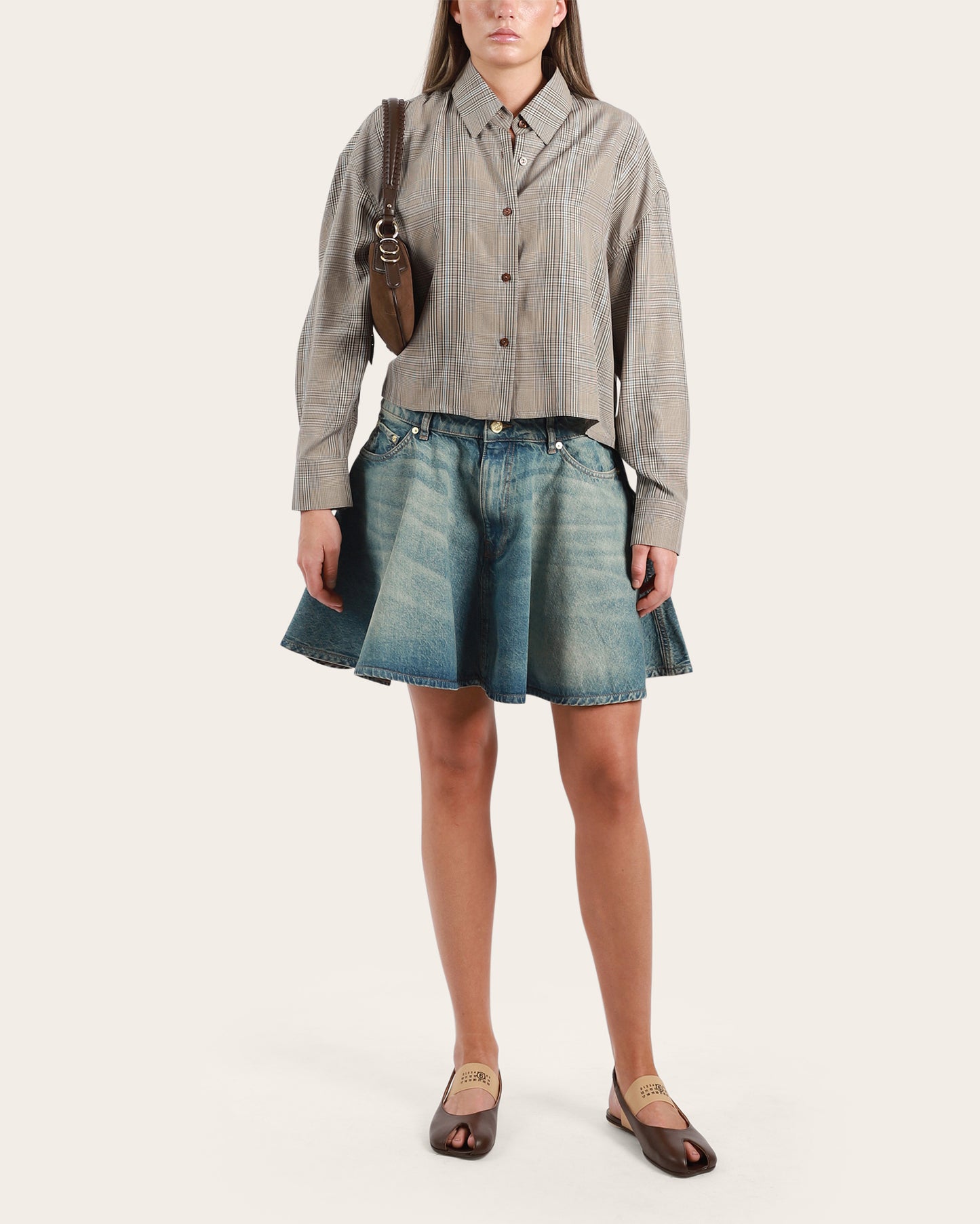 Denim Mini Skirt