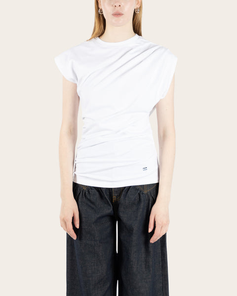 Draped Jersey Top