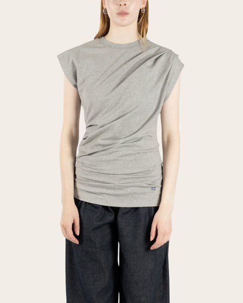Draped Jersey Top