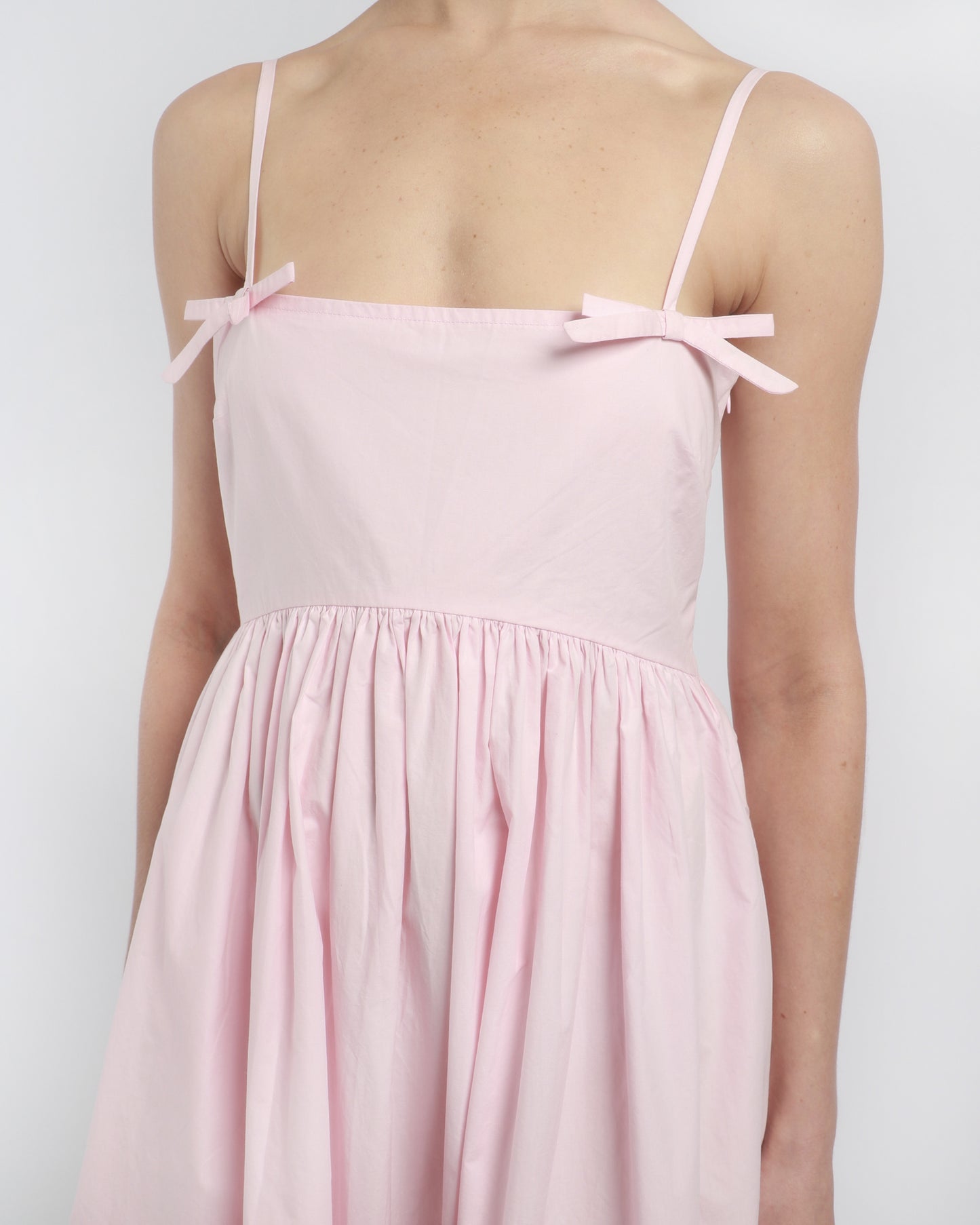 Cotton Poplin Strap Dress