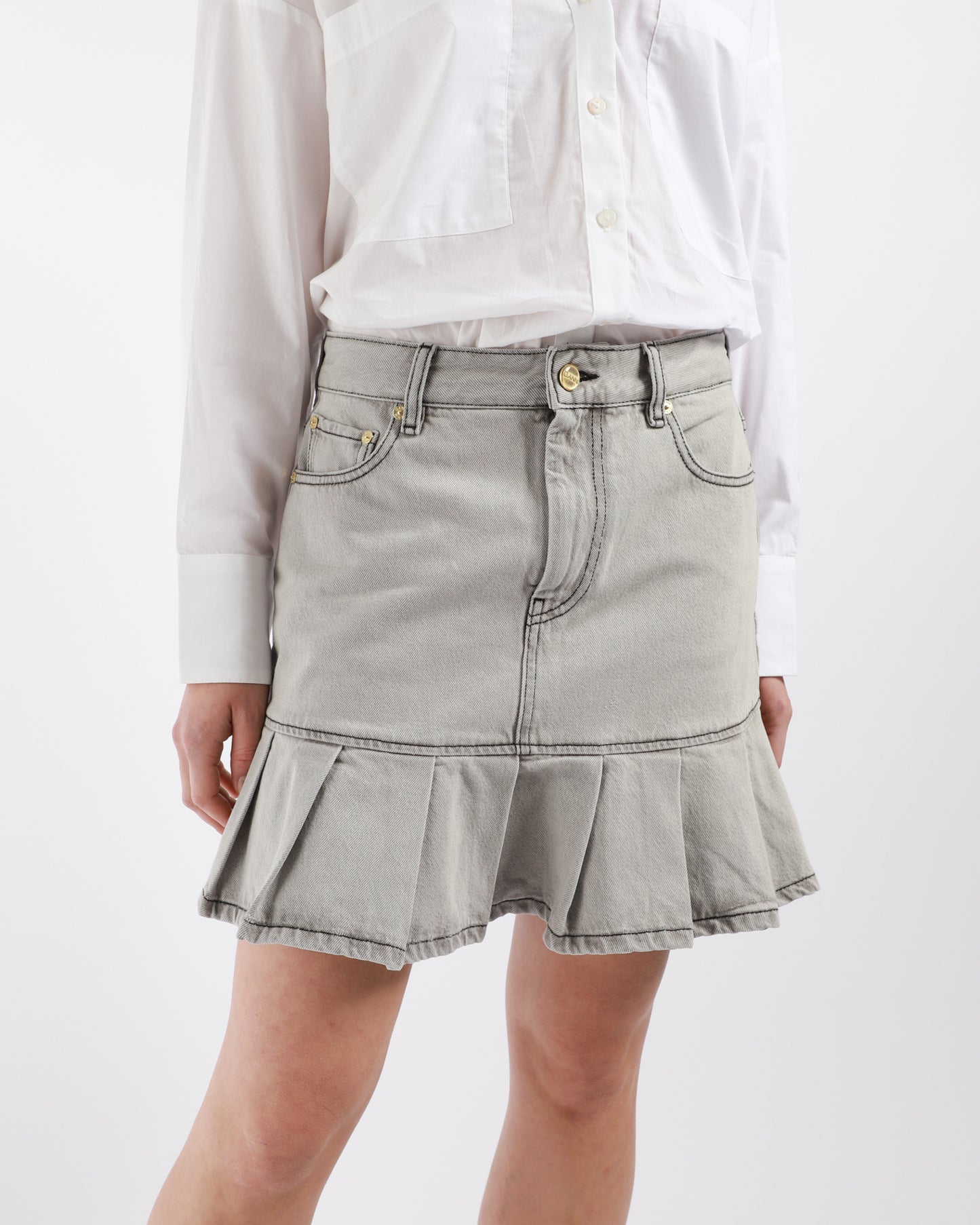 Future Denim Mini Skirt