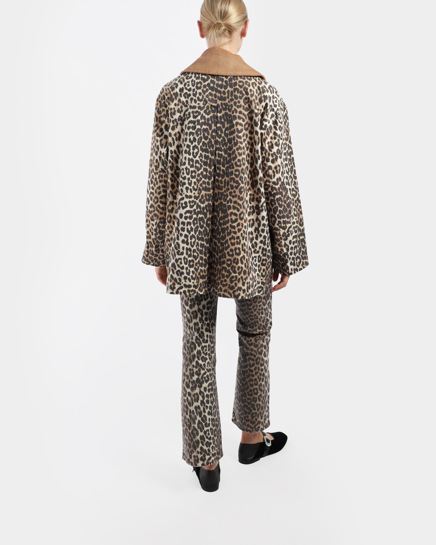 Leopard Canvas Jacket