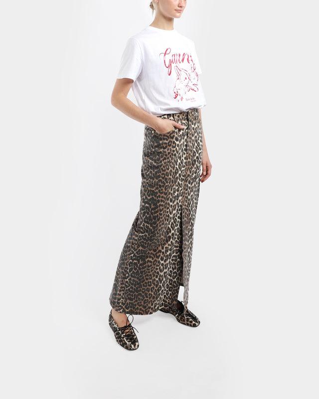 Leopard Maxi Skirt