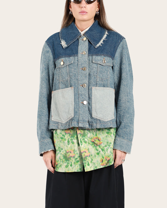 Patchwork Denim Jacket