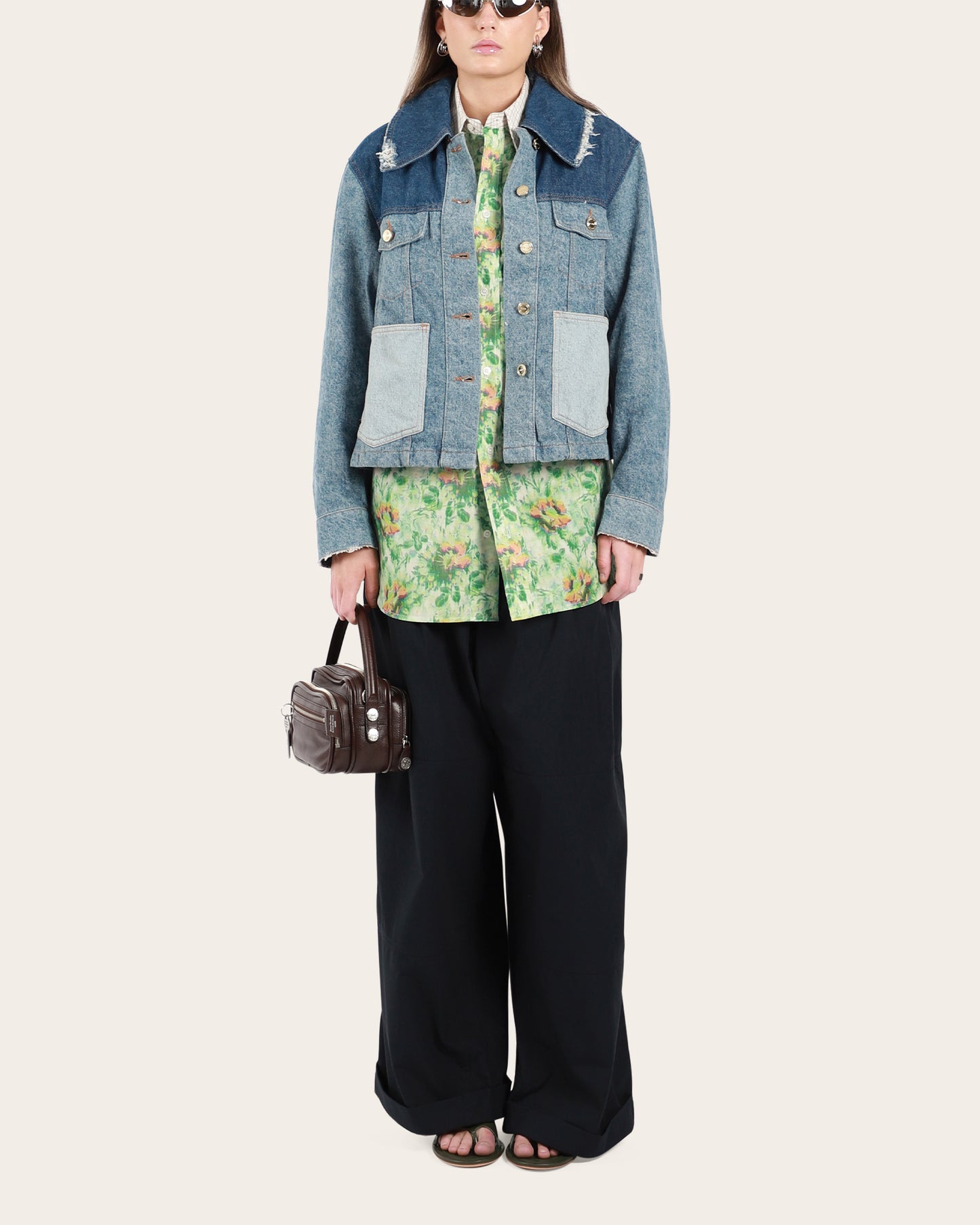 Patchwork Denim Jacket