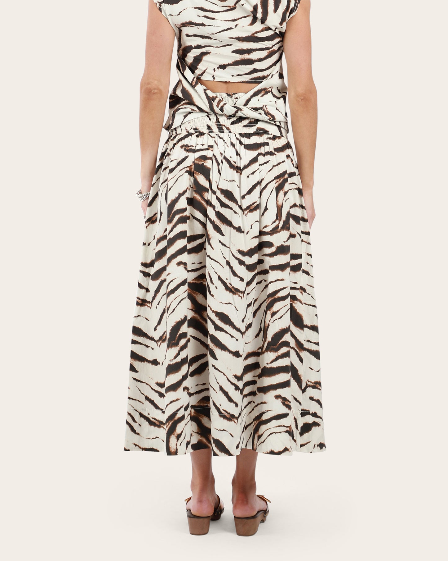 Printed Long Skirt