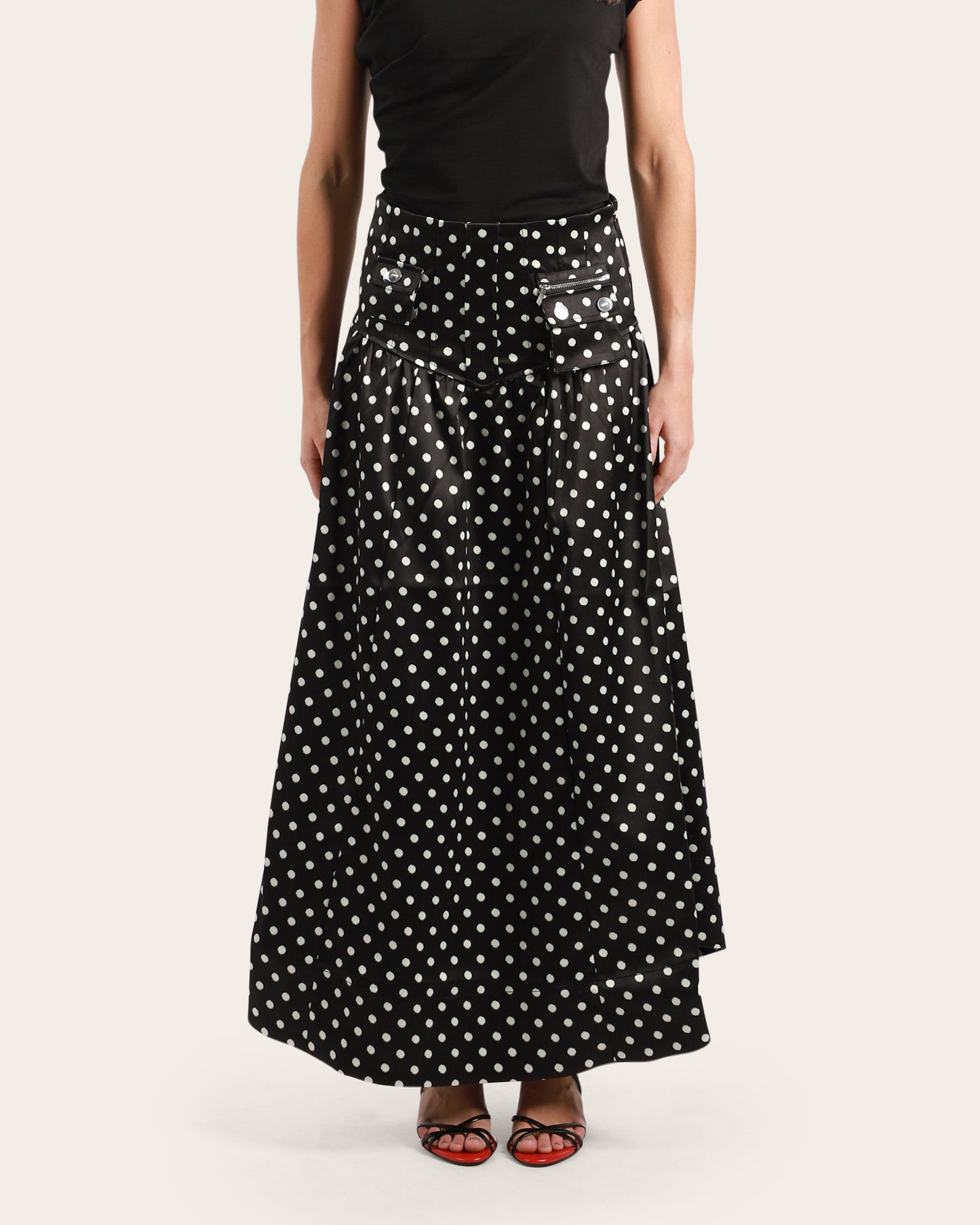 Satin Corset Skirt