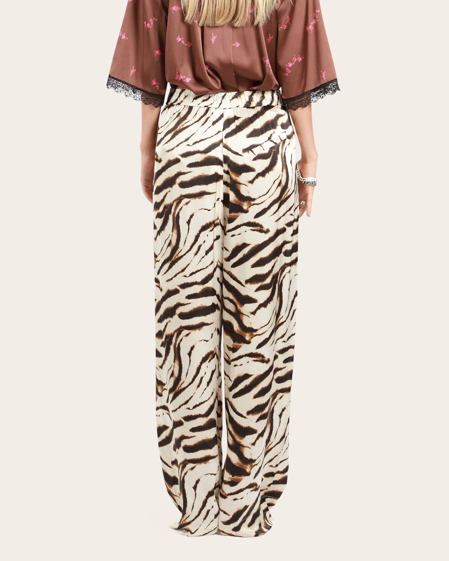 Satin Elasticated Pants
