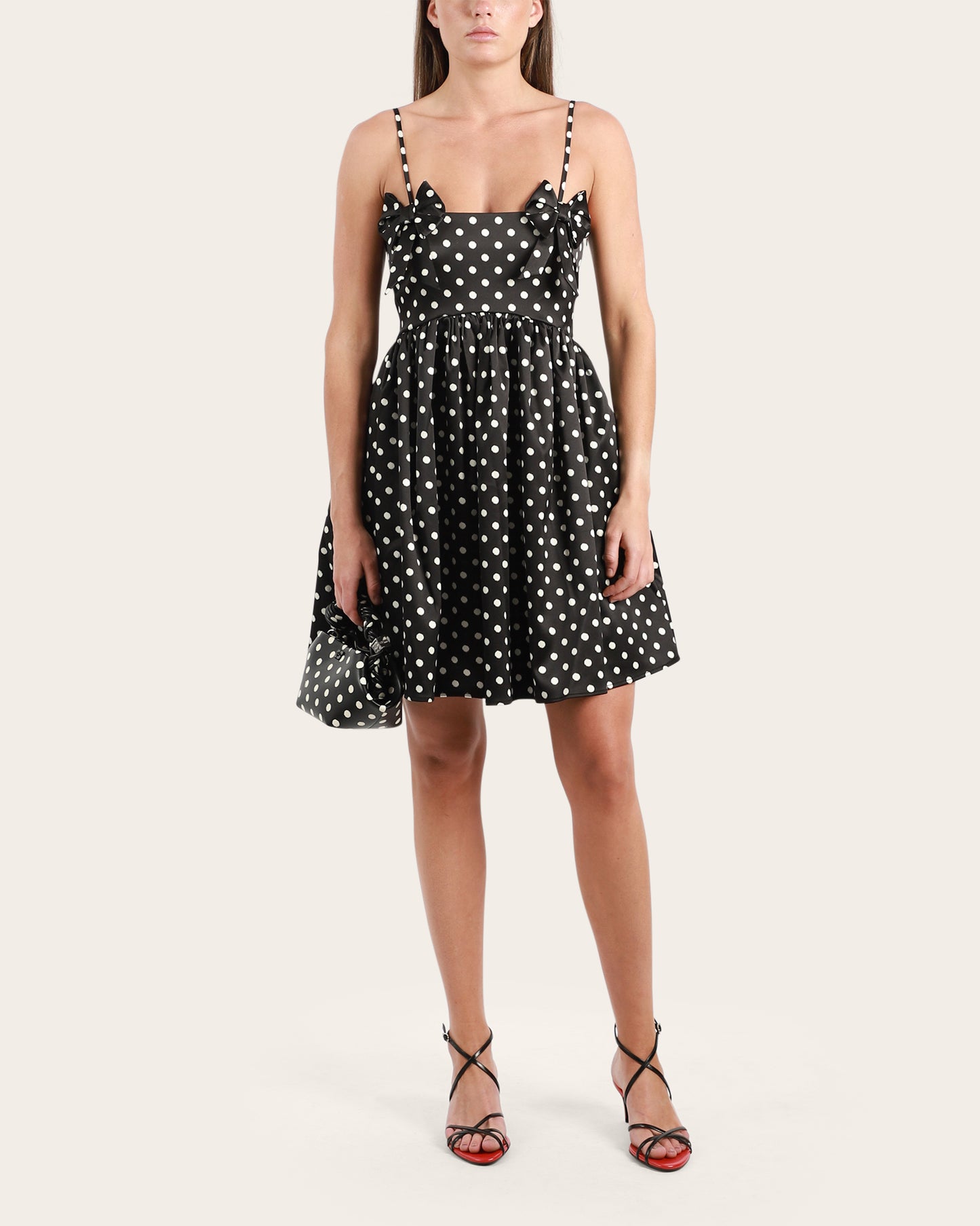 Satin Mini Strap Dress