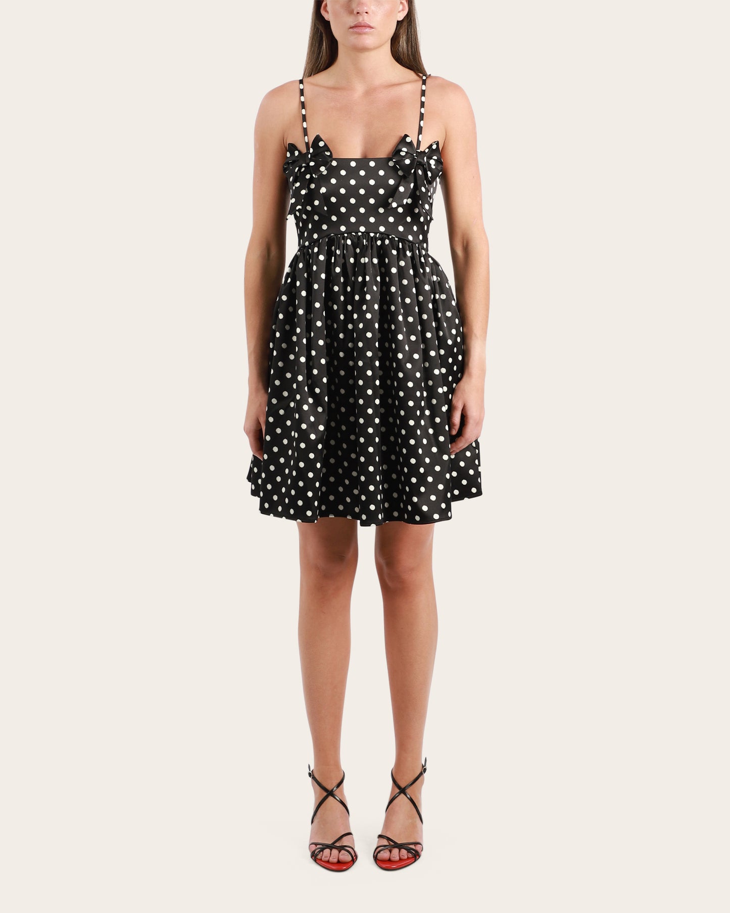 Satin Mini Strap Dress