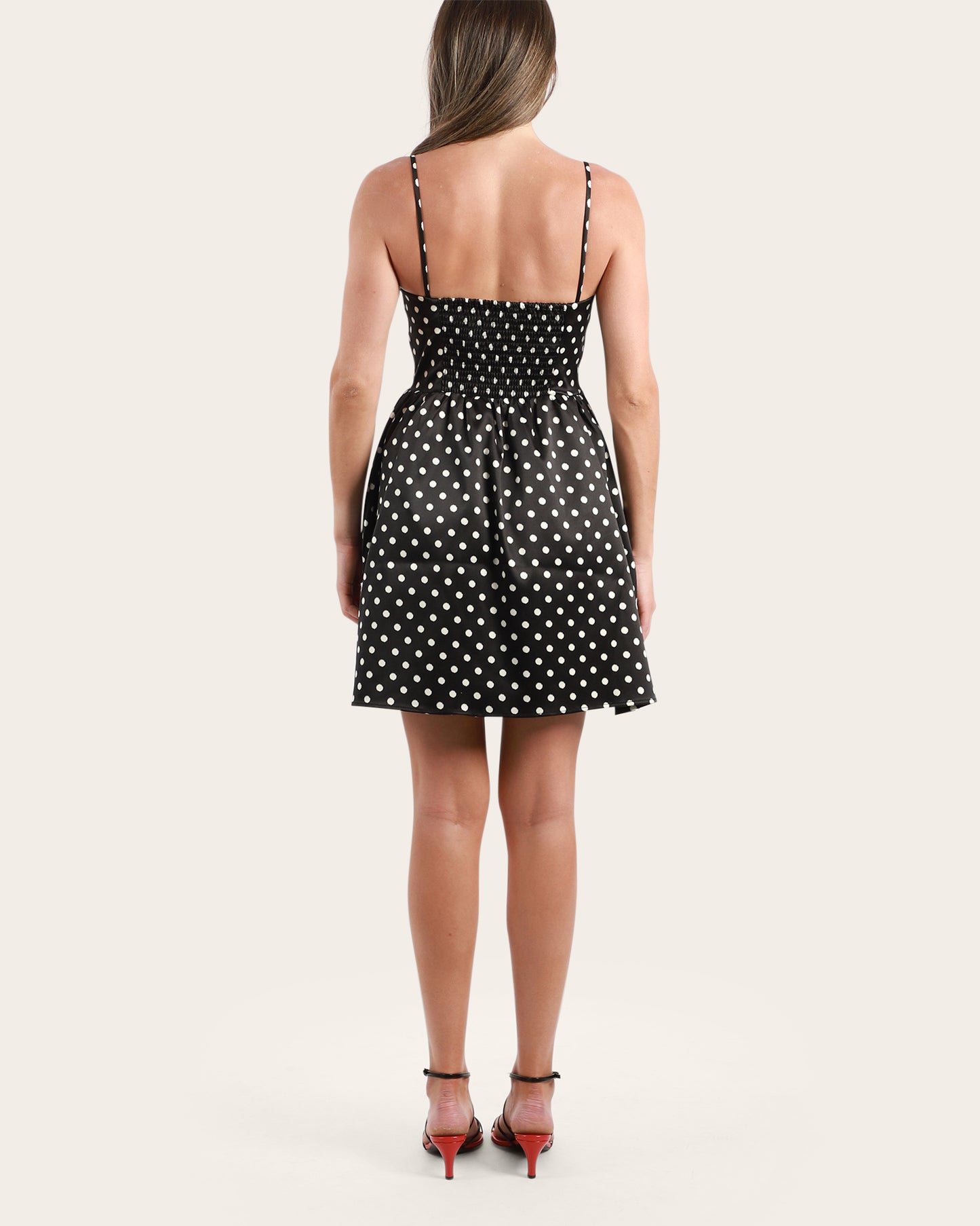 Satin Mini Strap Dress