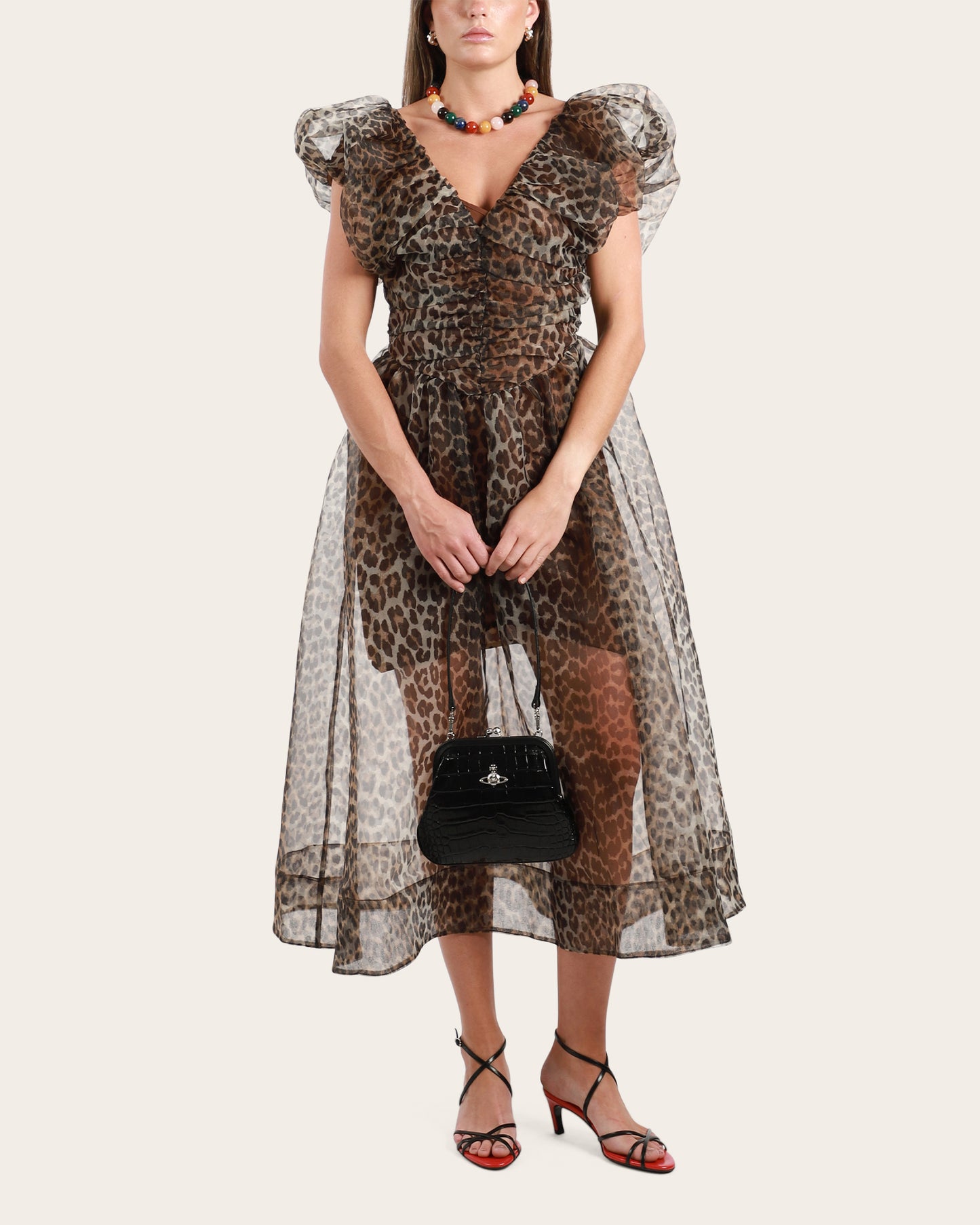 Textured Organza Dress
