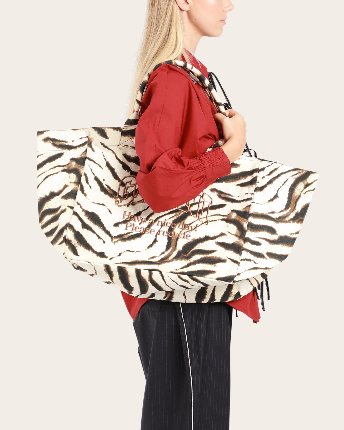 Zebra Shopper Bag