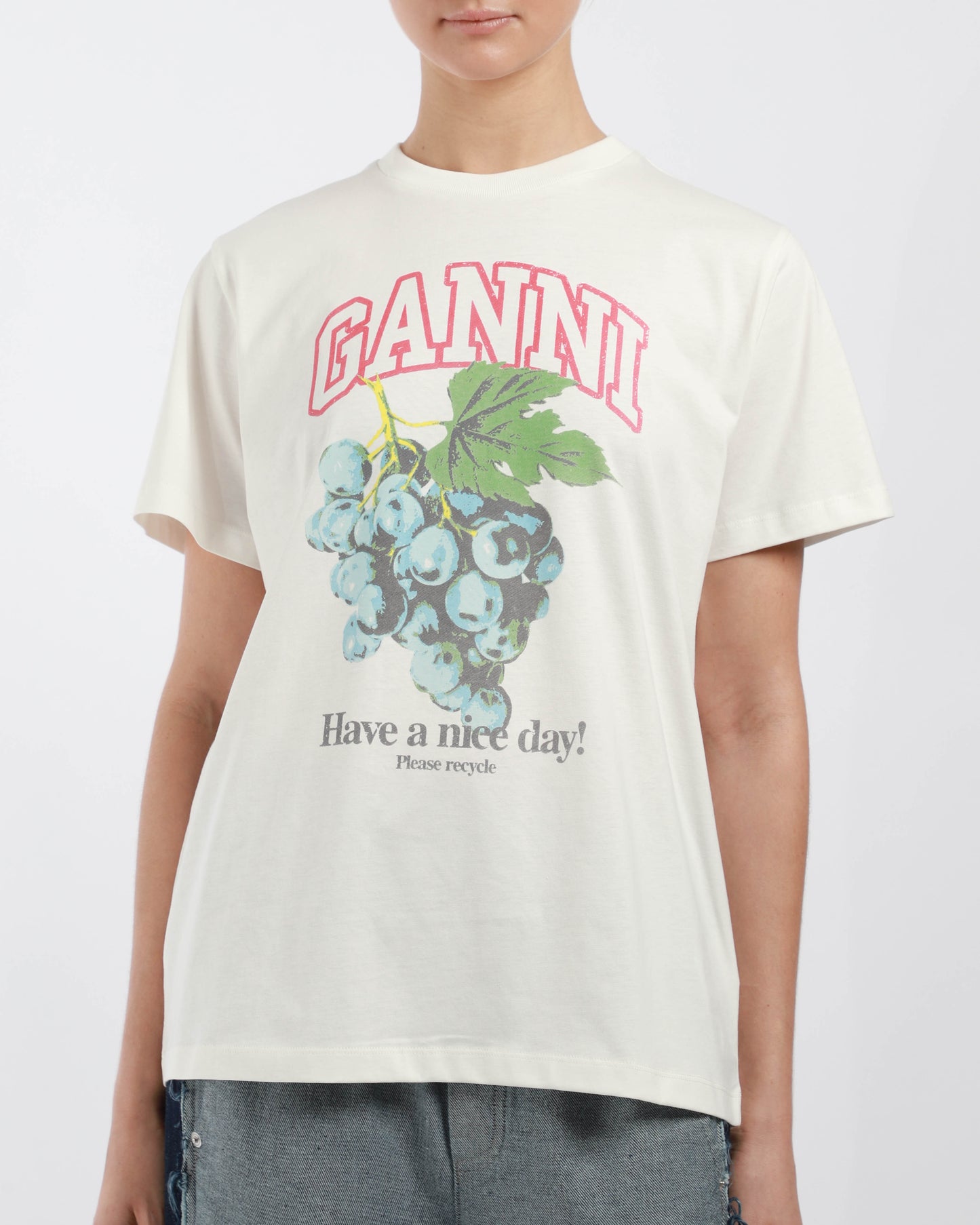 Basic Jersey Grapes Relaxed T-shirt