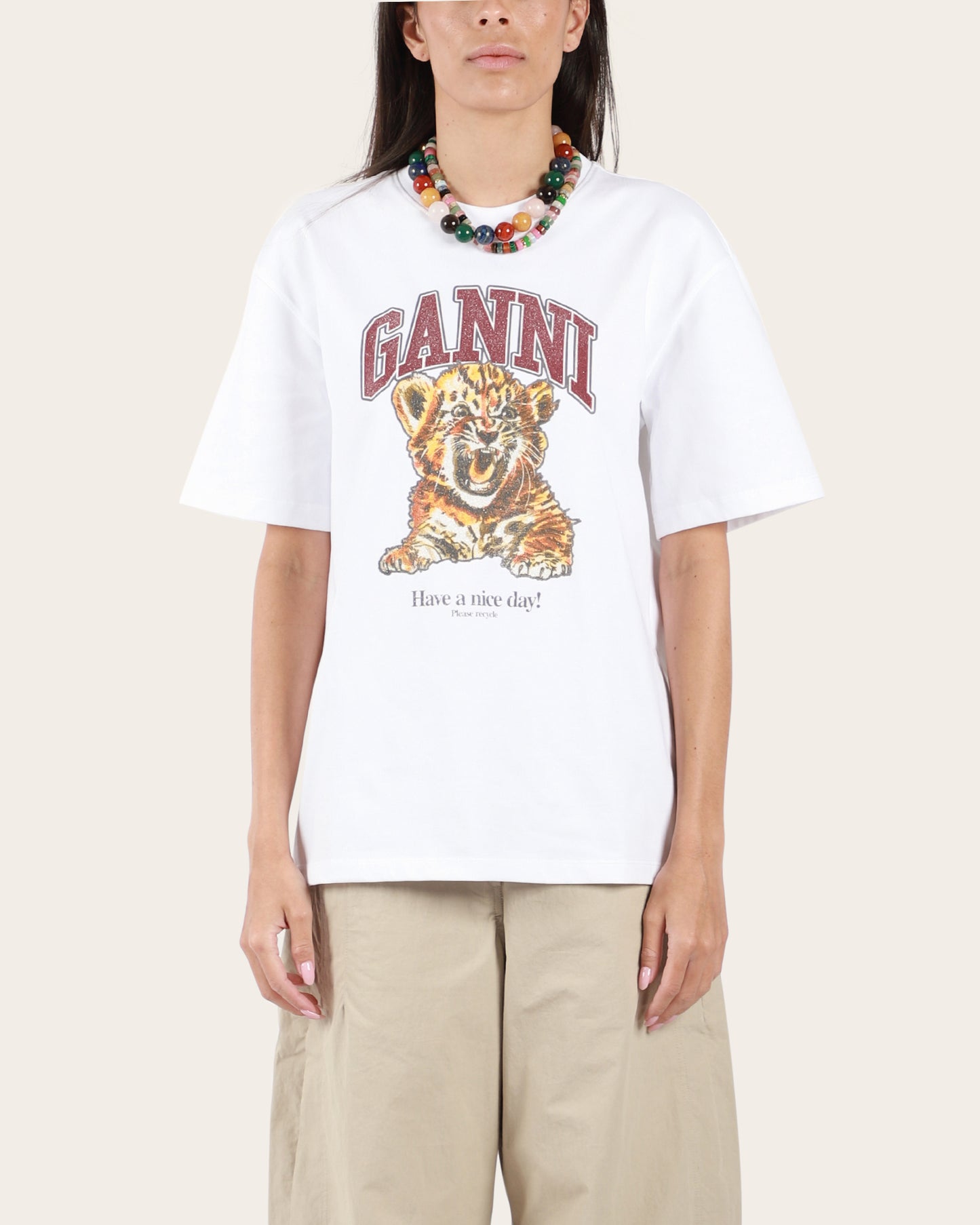 Beaded Tiger T-shirt