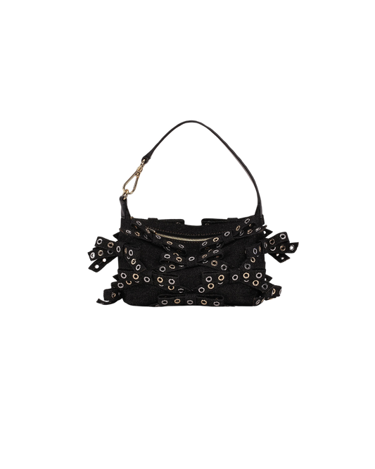 Butterfly Small Pouch Eyelet Bag