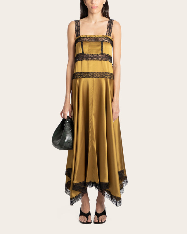 Fluid Satin Dress