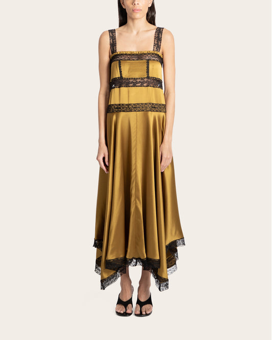 Fluid Satin Dress