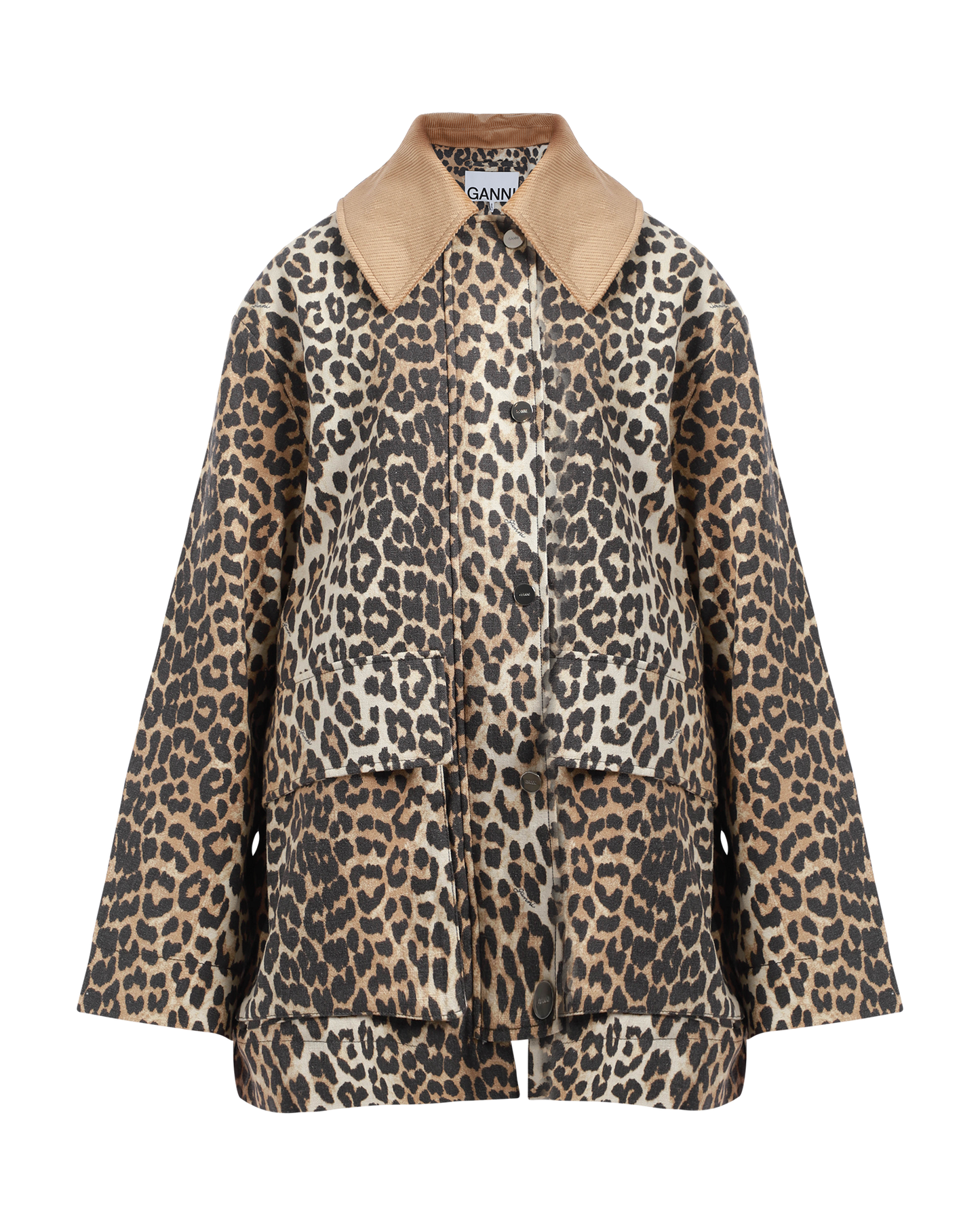 Leopard Canvas Jacket