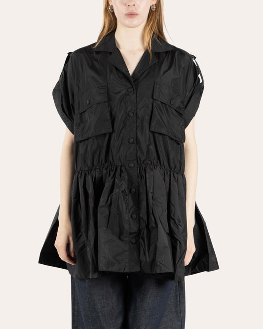 Nylon Mini Utility Dress