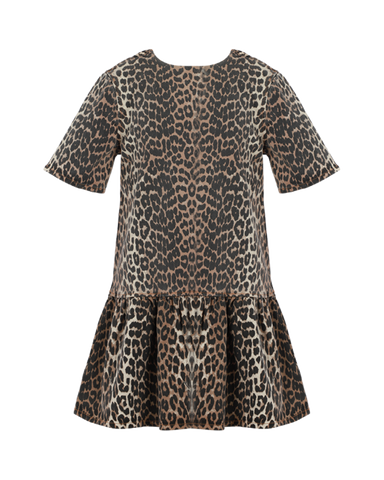 ganni-print-denim-open-back-mini-dress-leopard