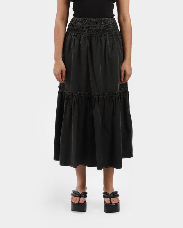 Smock Maxi Skirt