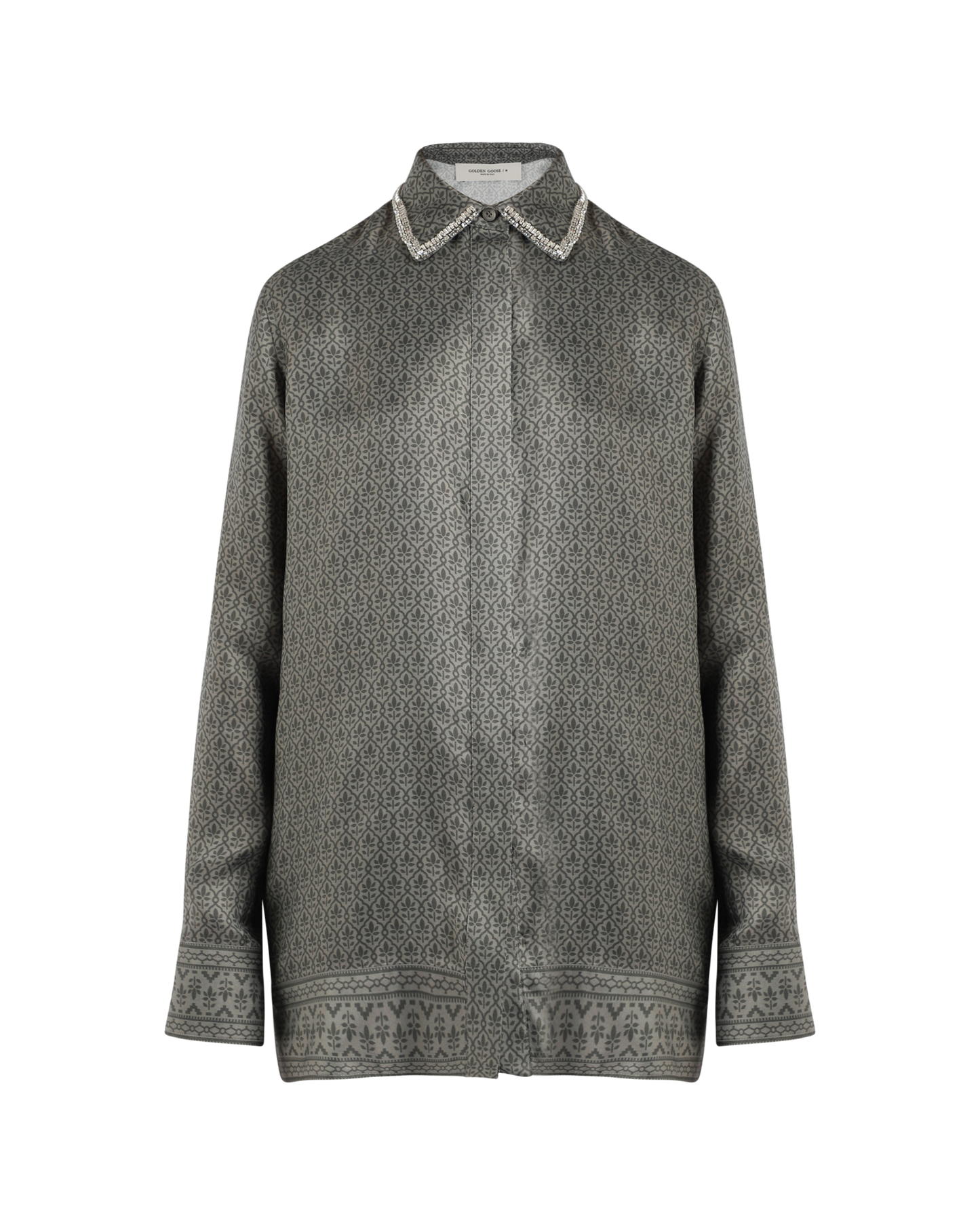 Journey Printed Silk Blend Shirt