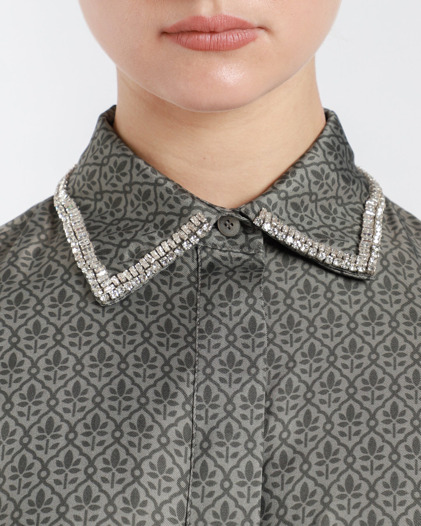 Journey Printed Silk Blend Shirt