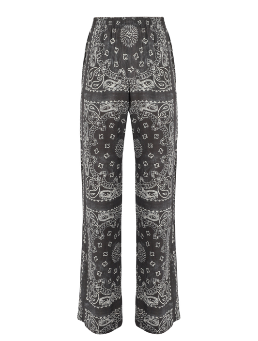 Paisley Print Pants