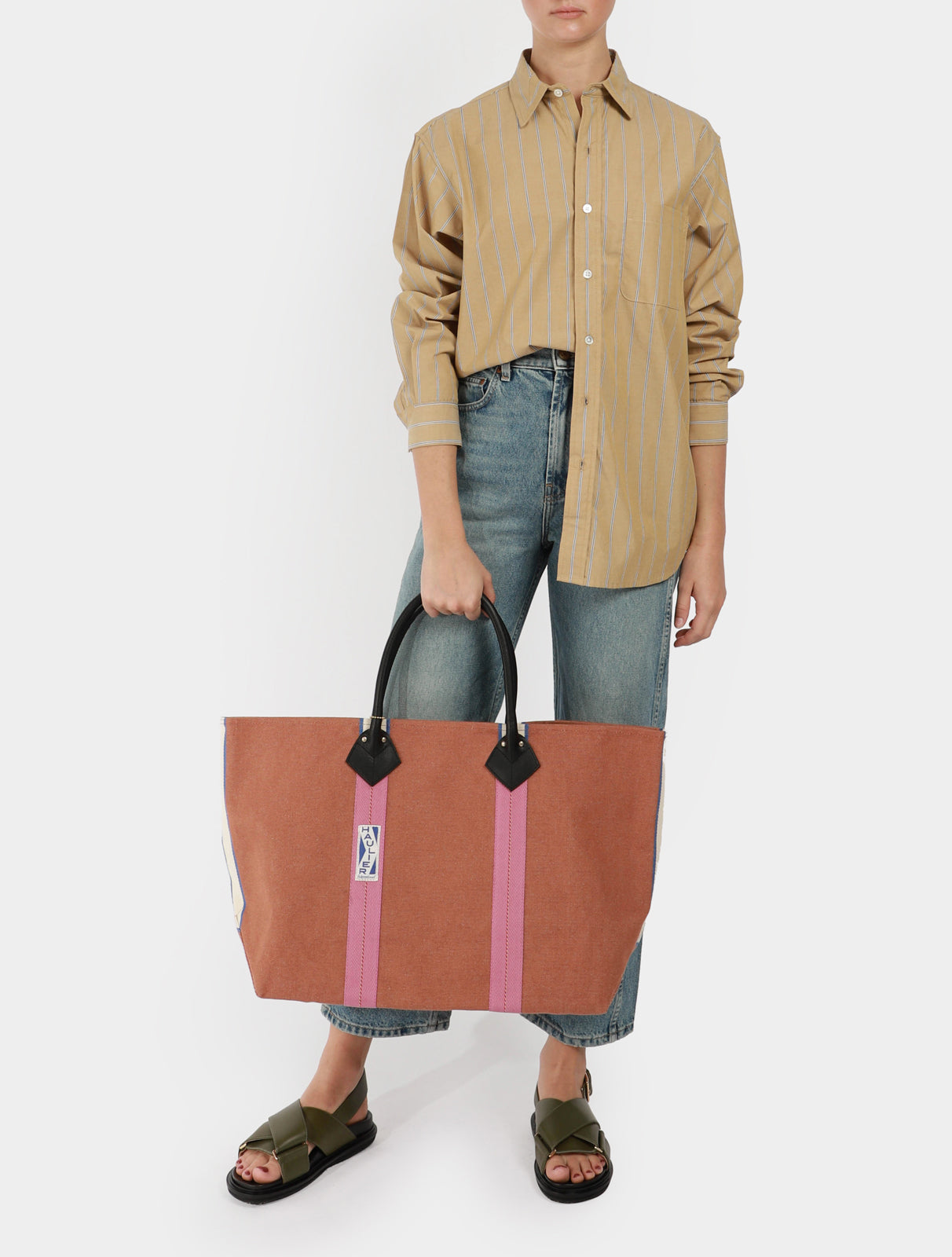 HAULIER Large Utility Tote Bag - Tan